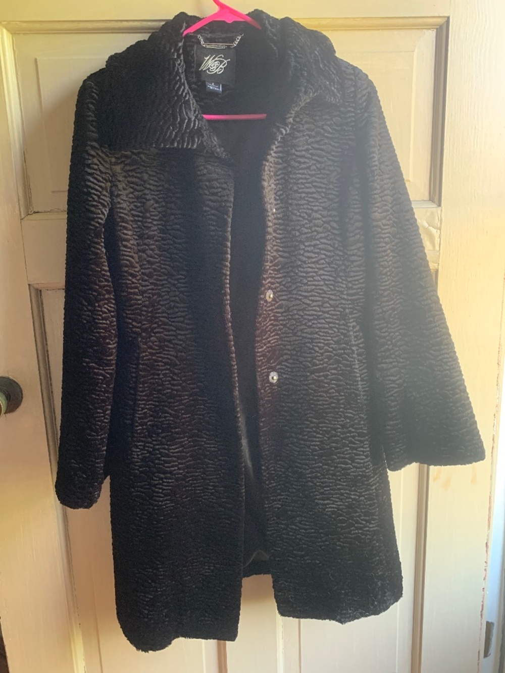 Faux Fur White House Black Market Coat